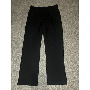 IZOD Boys Dress Pants Black 10 Teens School Uniform NWT